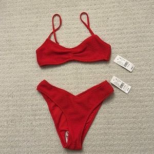Red PacSun bikini